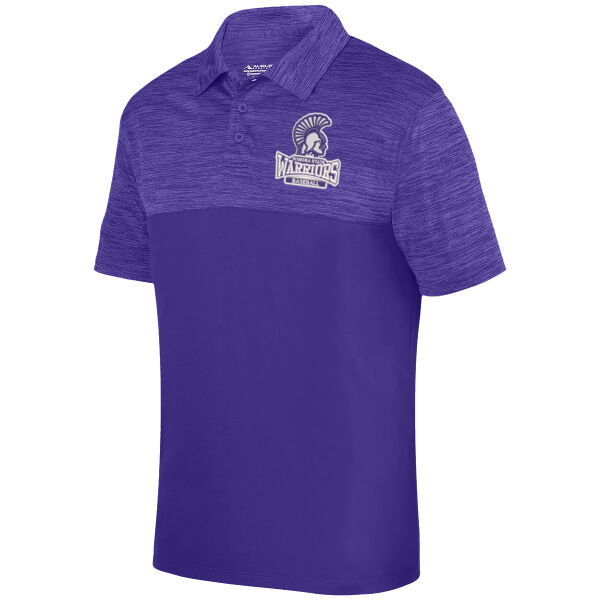 Augusta - Shadow Tonal Heather Polo - Embroidered Logo Thumbnail