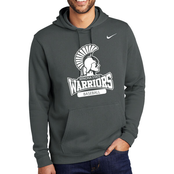 Nike - Club Fleece Pullover Hoodie - Printed Logo Thumbnail
