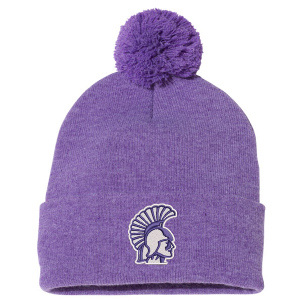 Sportsman - Pom-Pom 12" Knit Beanie - Embroidered Logo Thumbnail