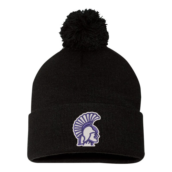 Sportsman - Pom-Pom 12" Knit Beanie - Embroidered Logo Thumbnail