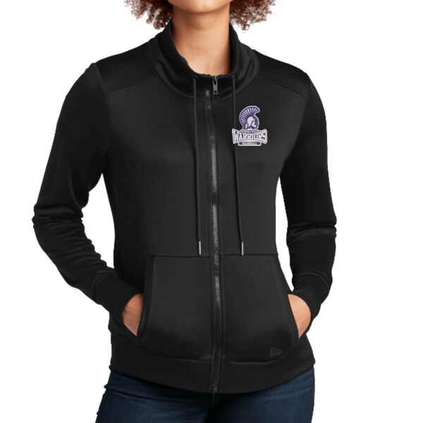 New Era ® Ladies Performance Terry Full-Zip Cowl - Embroidered Logo Thumbnail