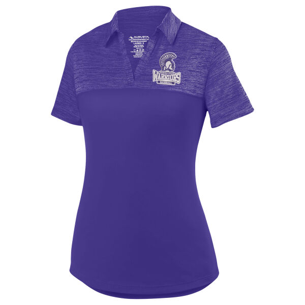 Augusta - Shadow Tonal Heather Polo - Embroidered Logo Thumbnail