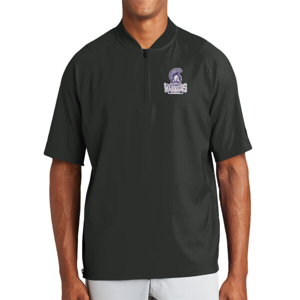 New Era Cage Short Sleeve 1/4-Zip Jacket - Embroidered Logo Thumbnail